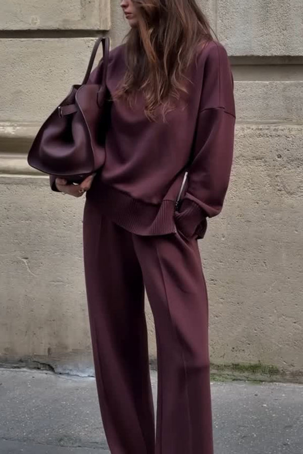 Jessy | Ensemble composé d’un sweat à double douceur et d’un pantalon élastique