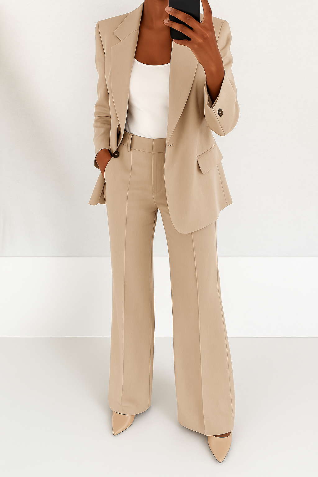 Joselyn | Ensemble tailleur sur mesure pour femme (veste + pantalon)