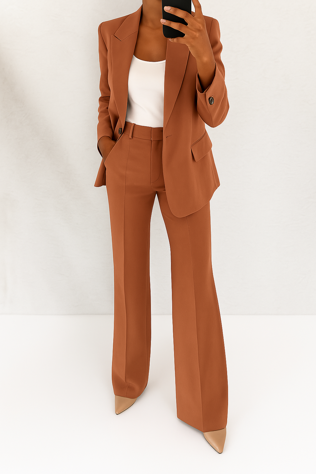 Joselyn | Ensemble tailleur sur mesure pour femme (veste + pantalon)