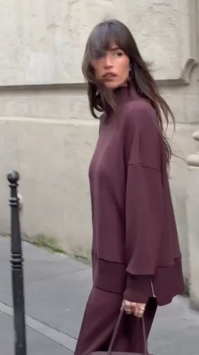 Jessy | Ensemble composé d’un sweat à double douceur et d’un pantalon élastique