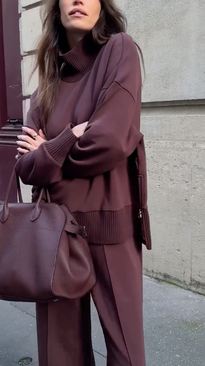 Jessy | Ensemble composé d’un sweat à double douceur et d’un pantalon élastique