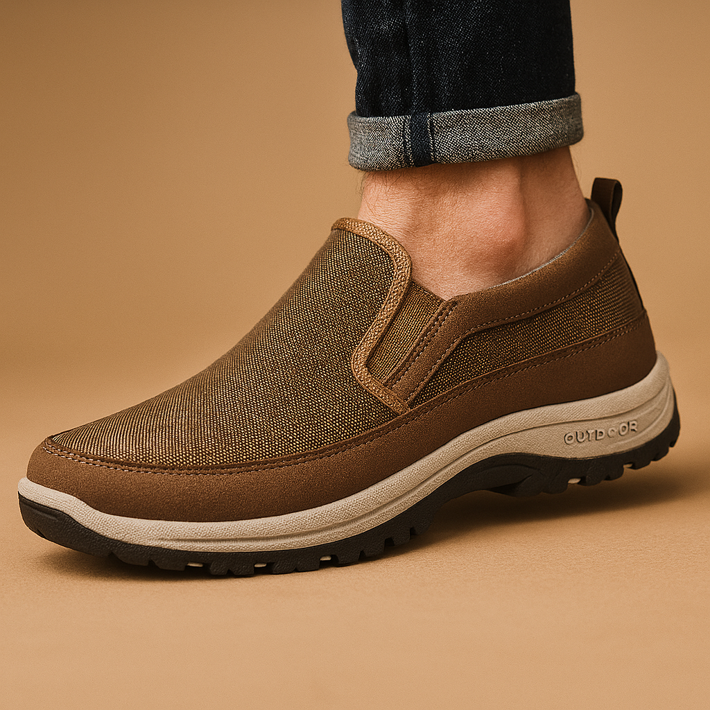 Chaussons confortables pour hommes avec dessus respirant | Willem