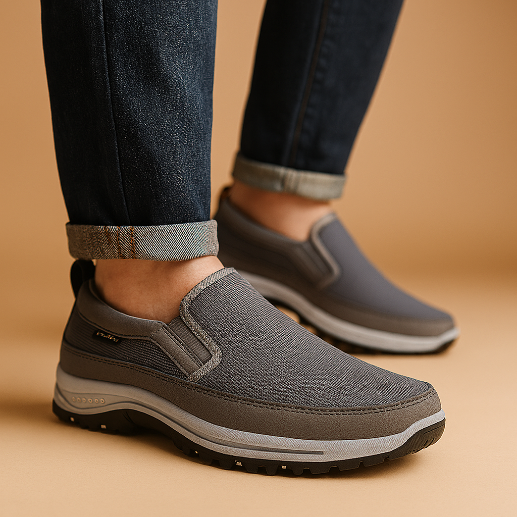 Chaussons confortables pour hommes avec dessus respirant | Willem