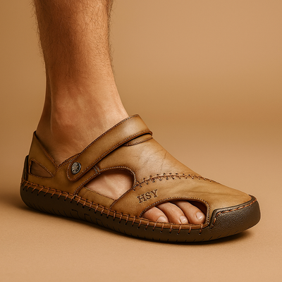 Sandales de marche confortables pour hommes avec double bande | Koen