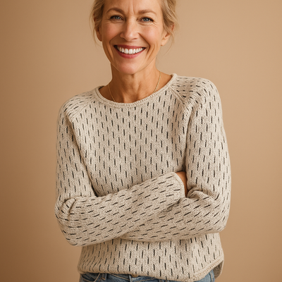 Élégant pull d'hiver tricoté pour femmes | Marit