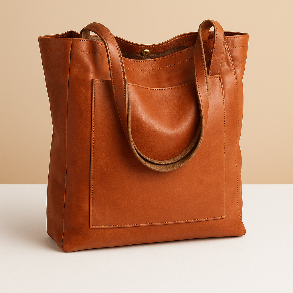 Sac à main élégant en faux cuir fait main pour femmes | Femke