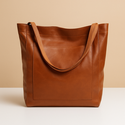 Sac à main élégant en faux cuir fait main pour femmes | Femke