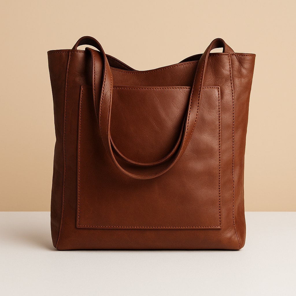 Sac à main élégant en faux cuir fait main pour femmes | Femke