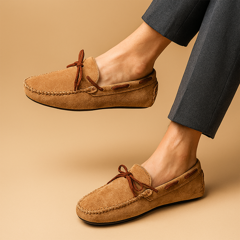 Chaussures d'intérieur élégantes et respirantes pour hommes avec design slip-on | Gabrio