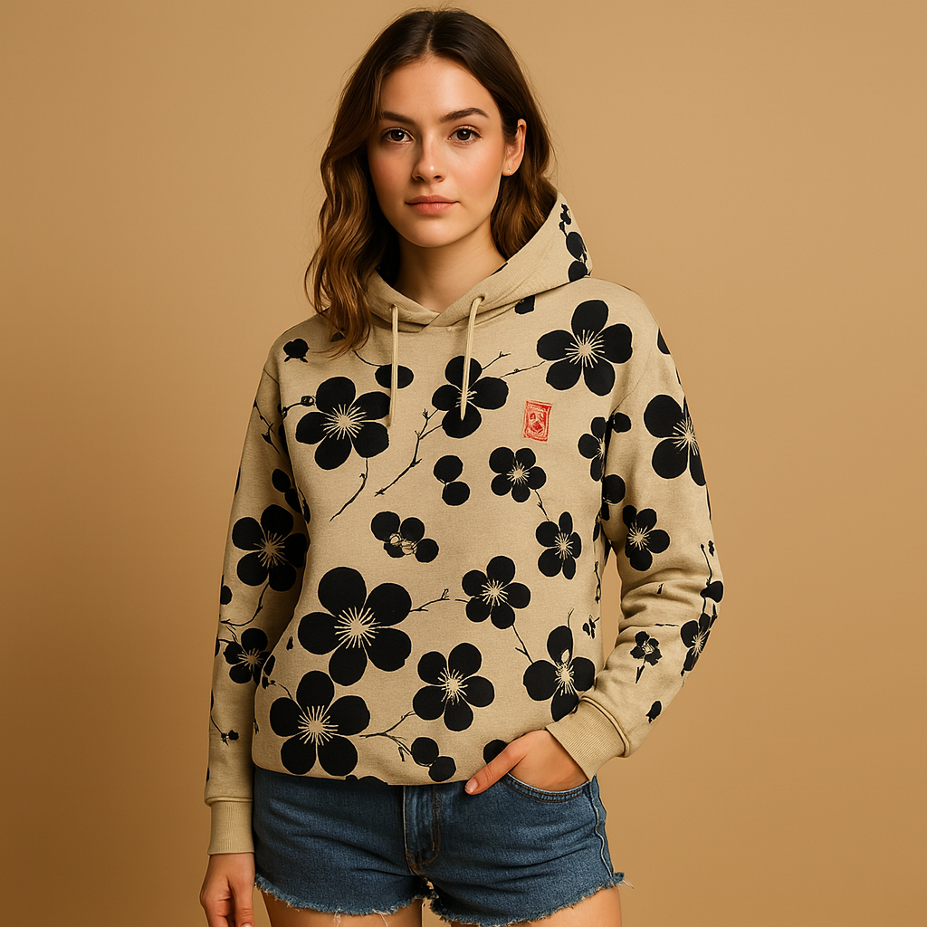 Sweat à capuche à fleurs pour femmes | Lianne