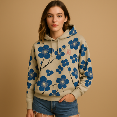 Sweat à capuche à fleurs pour femmes | Lianne
