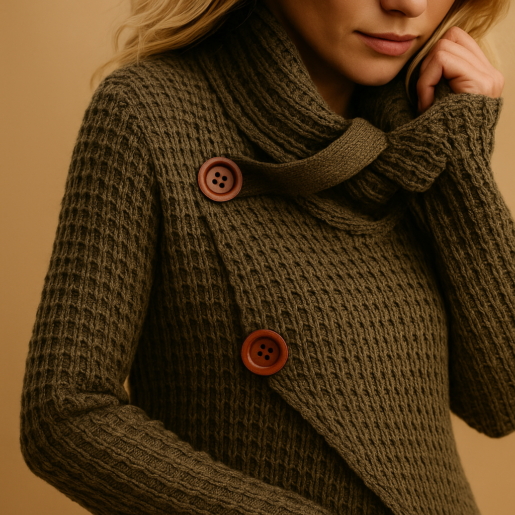 Pull ajusté en maille pour femmes | Yara