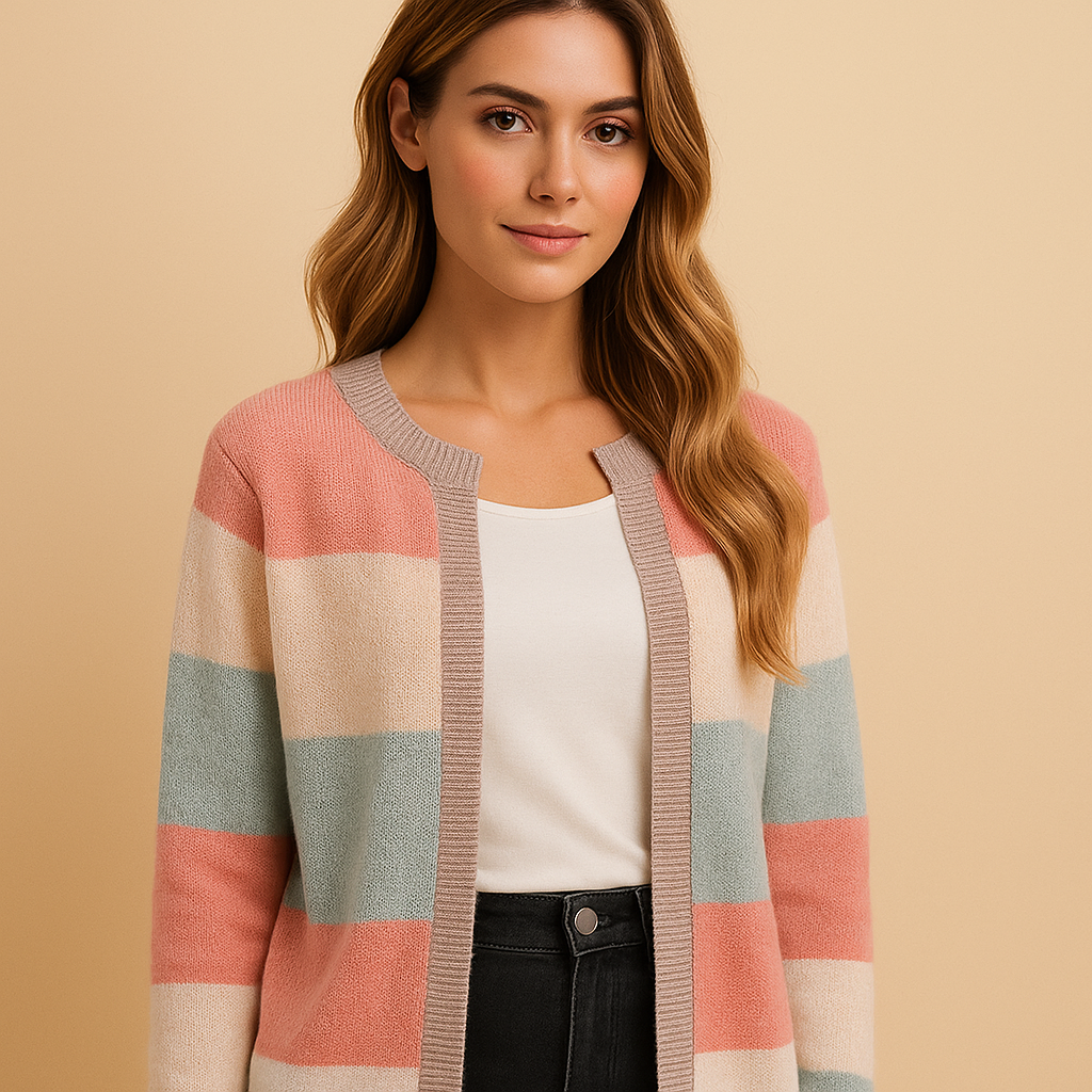 Cardigan long pour femme à la coupe élégante | Marije