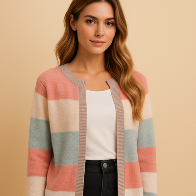 Cardigan long pour femme à la coupe élégante | Marije