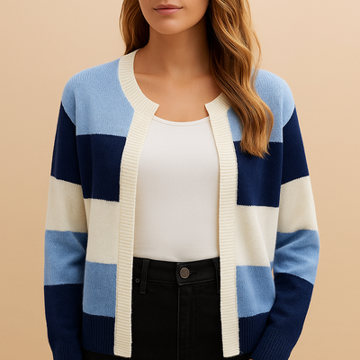 Cardigan long pour femme à la coupe élégante | Marije