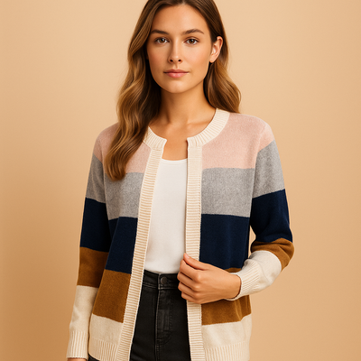 Cardigan long pour femme à la coupe élégante | Marije