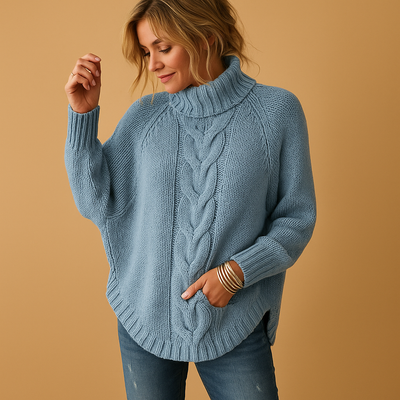 Pull long et épais en maille pour femmes | Marieke