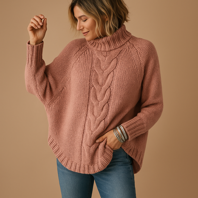 Pull long et épais en maille pour femmes | Marieke