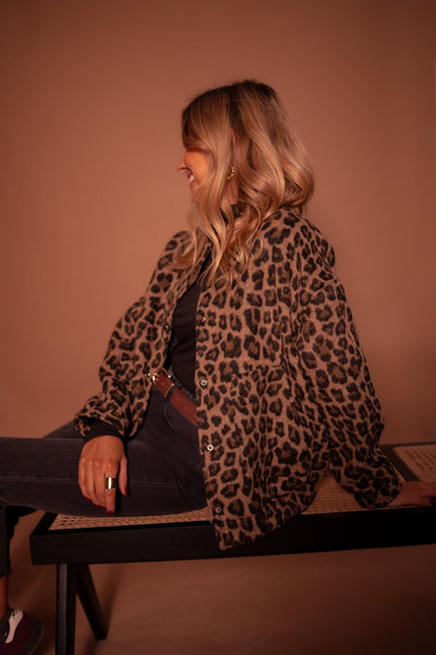 Luna | Veste tendance à imprimé léopard