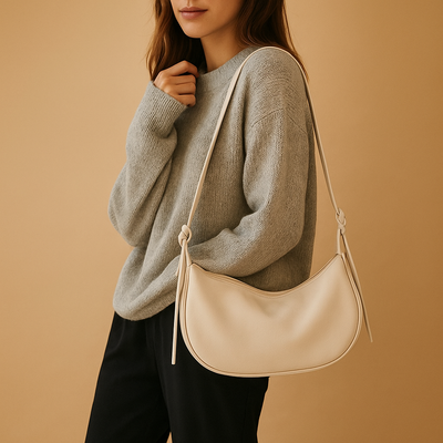 Sacs banane minimalistes en cuir PU souple pour femmes | Milou