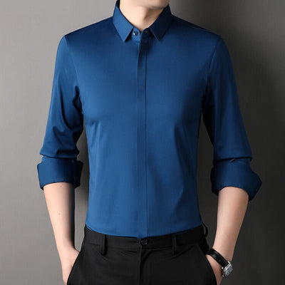 Mitchel | Chemise homme infroissable avec stretch
