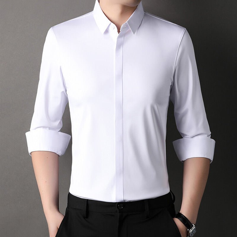 Mitchel | Chemise homme infroissable avec stretch