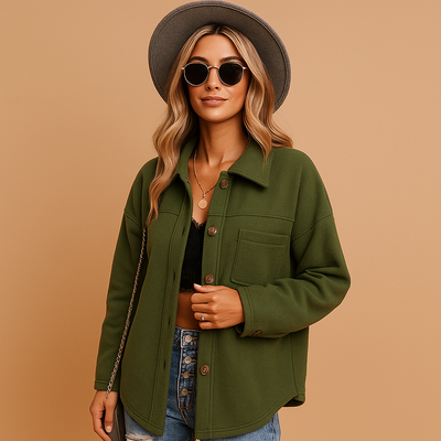 Cardigan d'hiver sans manches pour femmes, silhouette classique | Femke