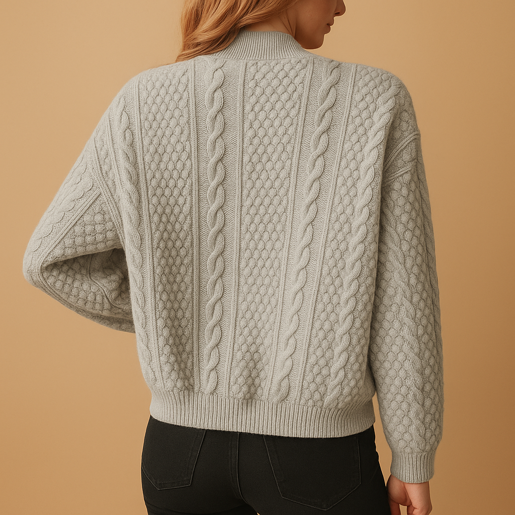 Cardigan décontracté à devant ouvert pour femme, coupe flatteuse | Marije