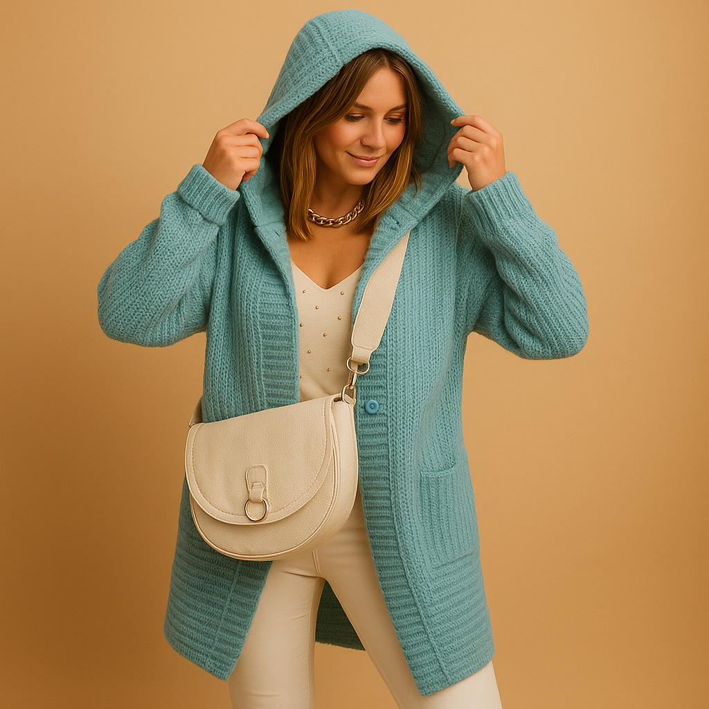 Cardigan ouvert à manches longues pour femme | Jolien