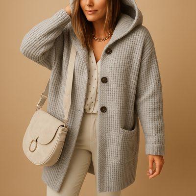 Cardigan ouvert à manches longues pour femme | Jolien