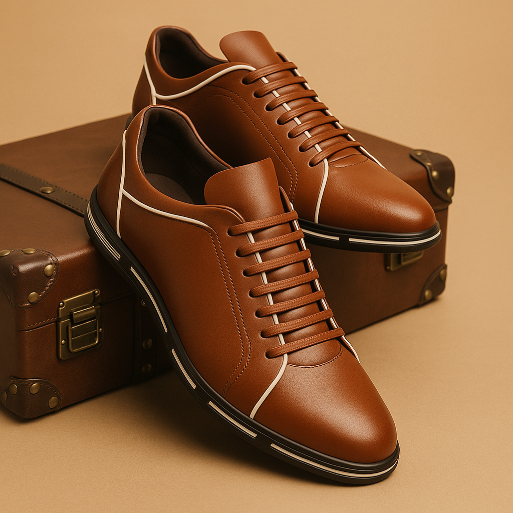 Chaussures à lacets élégantes avec semelle confortable pour hommes | Sanjin
