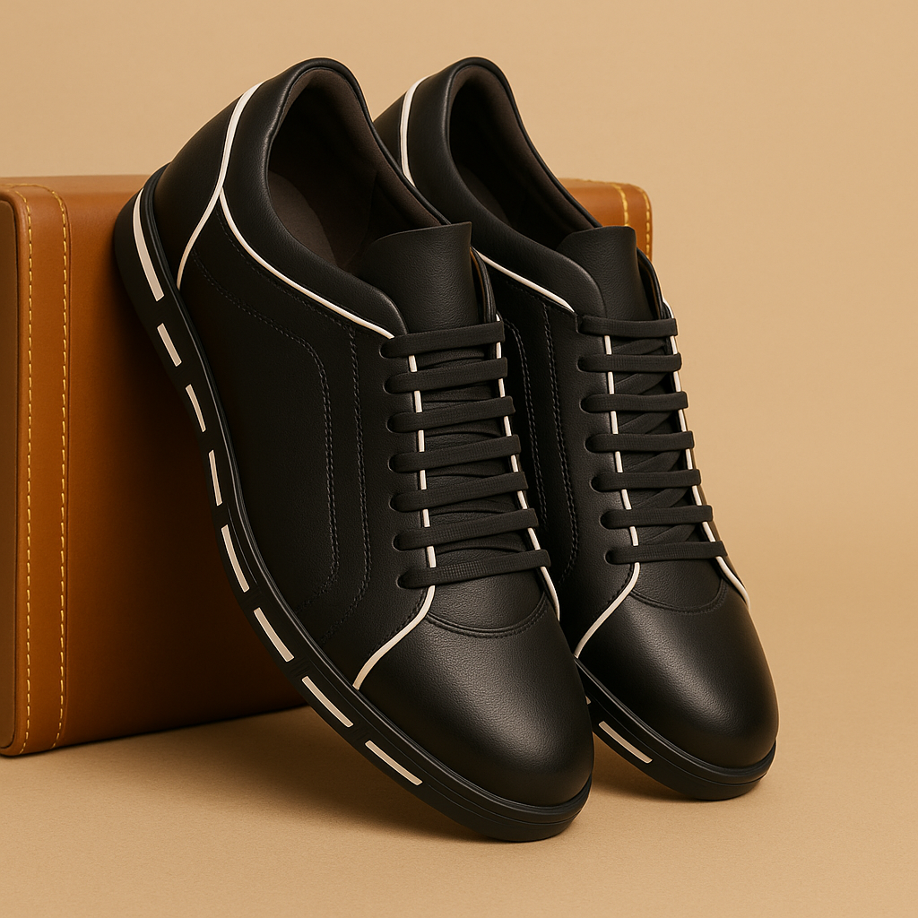 Chaussures à lacets élégantes avec semelle confortable pour hommes | Sanjin