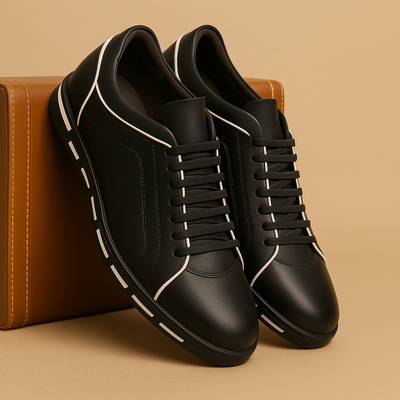 Chaussures à lacets élégantes avec semelle confortable pour hommes | Sanjin