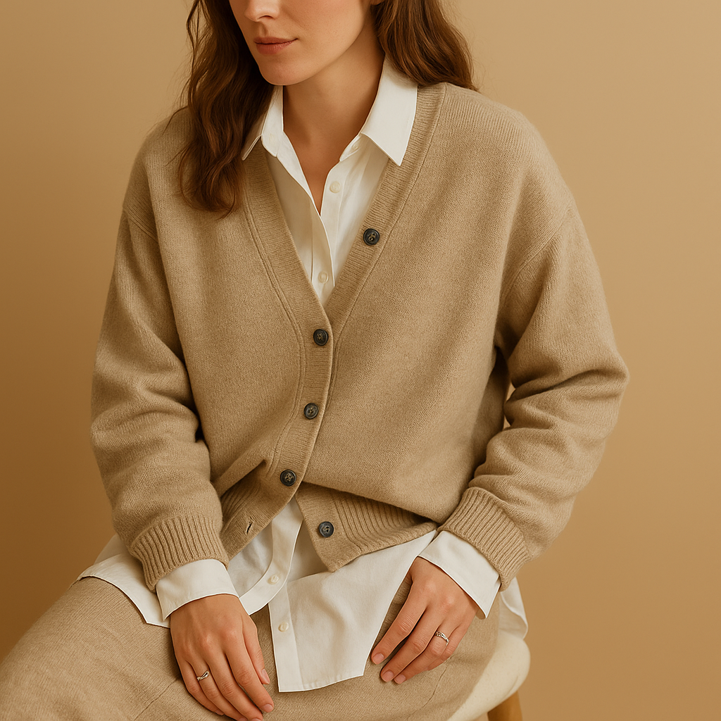 Pull chaud en maille aspect laine pour femmes | Yara